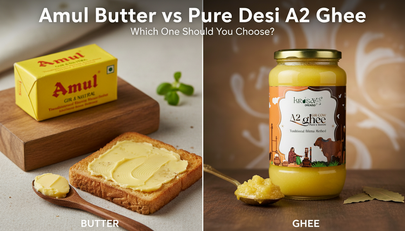 Amul butter vs pure desi a2 ghee
