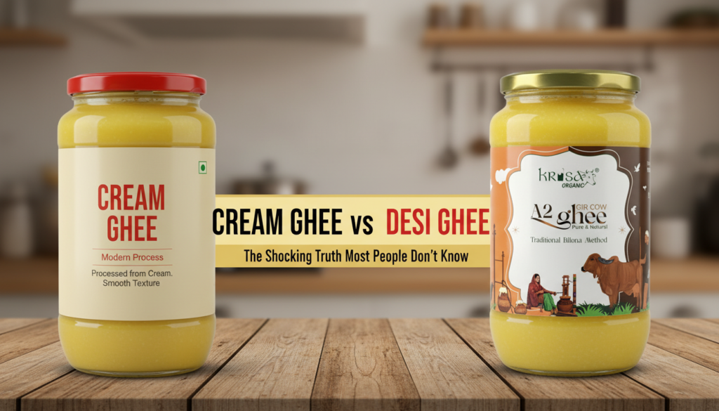 Cream ghee vs desi ghee
