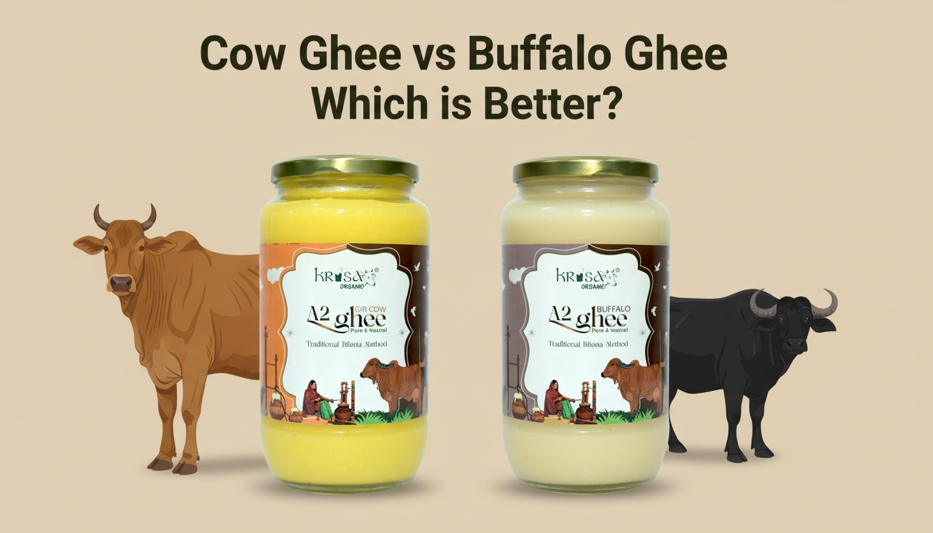 Cow ghee vs Buffalo Ghee