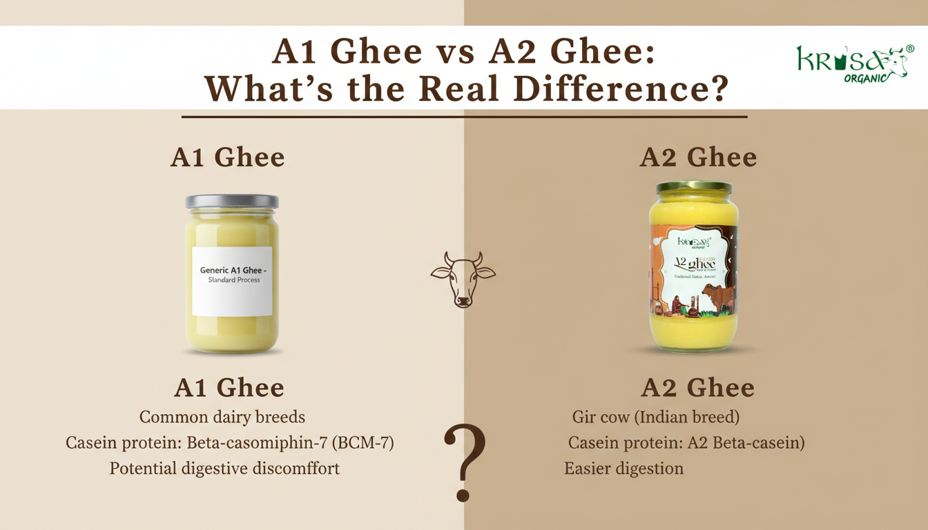 A1 ghee vs A2 ghee Difference