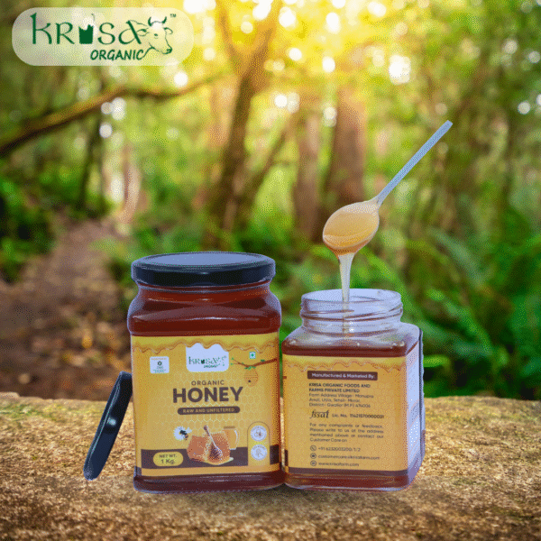Pure and Natural Honey 1-Litre by Krisa organic - Image 2