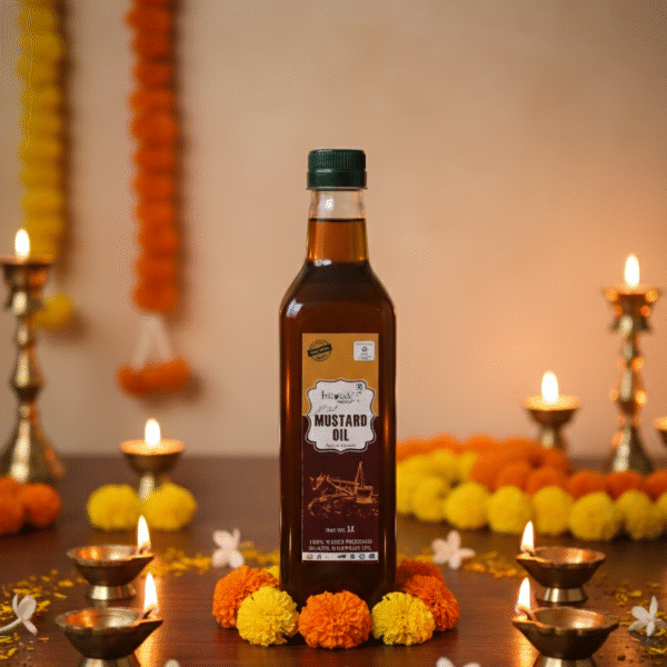 Mustard oil (Black) Cold-Pressed 1 Litre