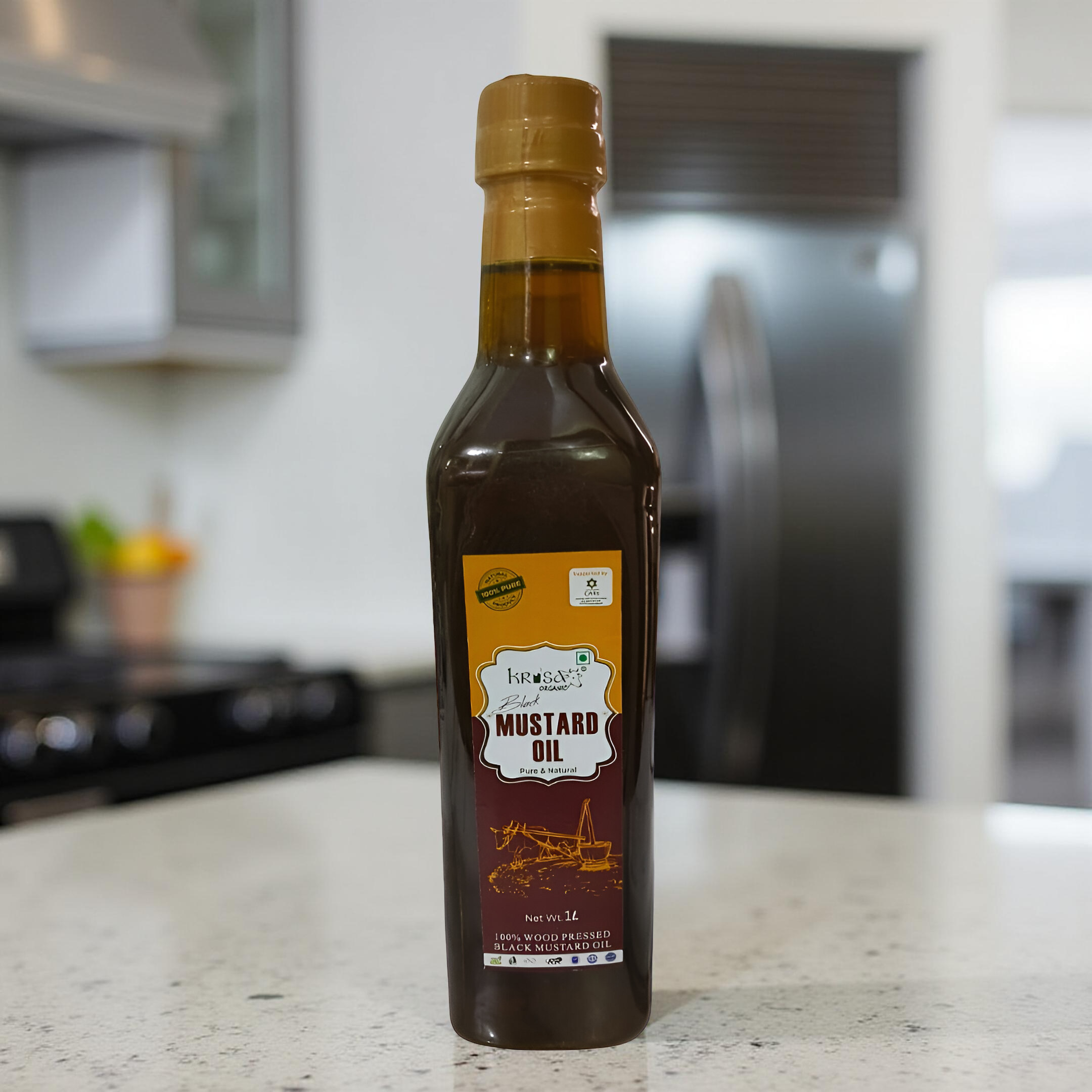 Mustard oil (Black) Cold-Pressed 1 Litre