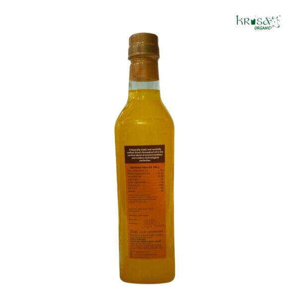 Groundnut Oil - 1 Litre Pure & Natural by Krisa Organic - Image 5