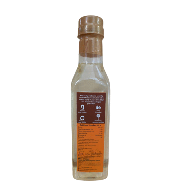 Krisa Organic 100% Wood Pressed Coconut Oil | Pure & Natural Wellness