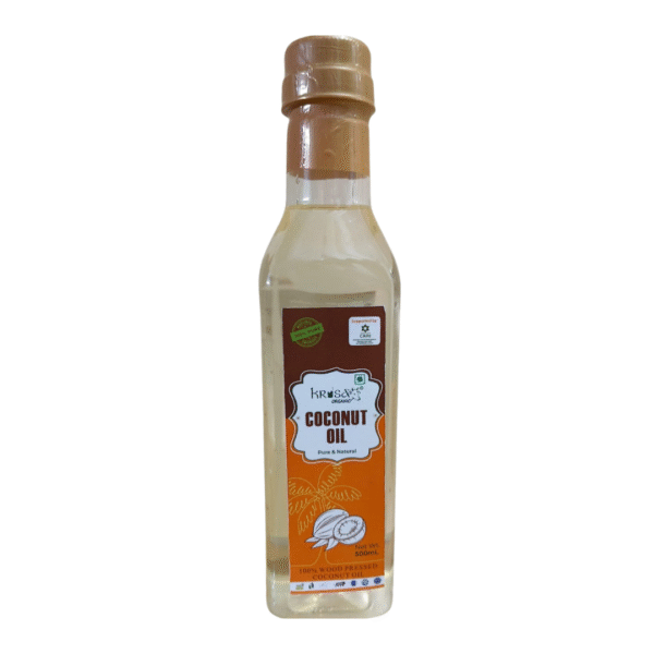 Krisa Organic 100% Wood Pressed Coconut Oil - Pure & Natural - Image 4