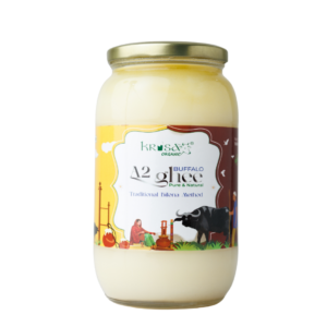 A2 Desi Pure Buffalo Ghee 1000 ml Pack of 2