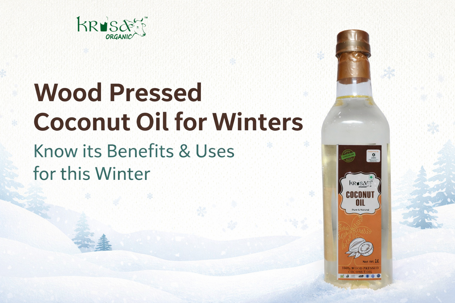 Krisa Farms Wood Pressed Coconut Oil